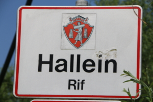 Ortstafel Hallein Rif