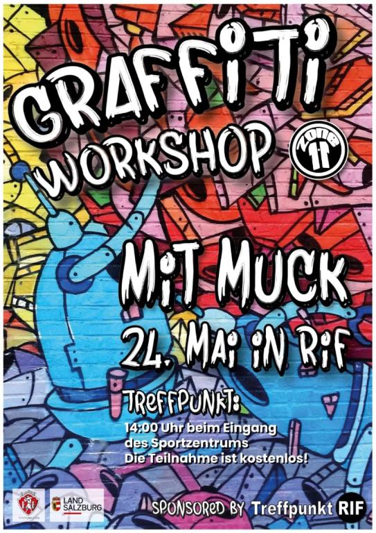 Plakat Zone 11 GraffitiWorkshop am 24.Mai