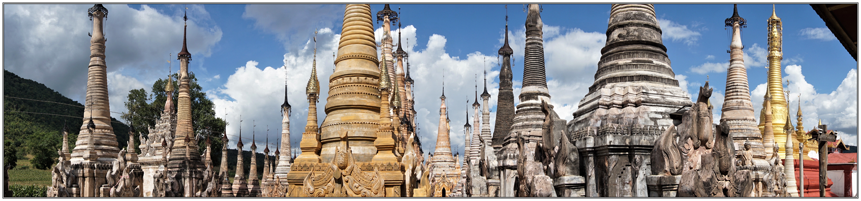 Stupas in Myanmar