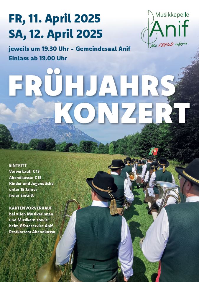 Einladung zum Frühjahrskonzert