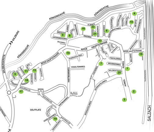 Lageplan 5. Wanderflohmarkt
